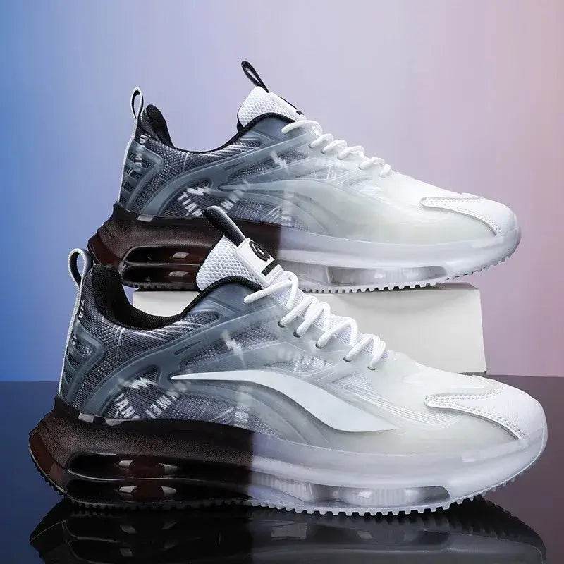 Sneakers Air Cushion TPR Sole Air Mash Vamp Light Weight Running Basketball Sports Shoes Couples Trainers - ROYAL EQUIPS