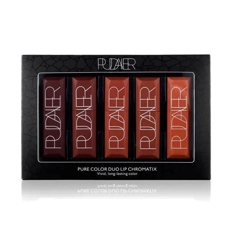 Velvet Kiss Matte Lipstick Set - 5 Pcs Box - ROYAL EQUIPS