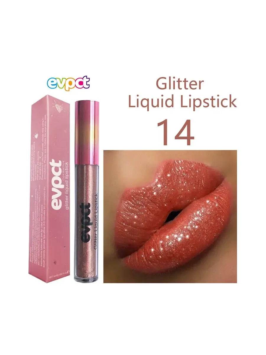 Diamond Shine Waterproof Glitter Lip Gloss - 18 Colors - ROYAL EQUIPS