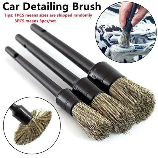 Natural Soft Bristles Hair Car Cleaning Brush - ROYAL EQUIPS
