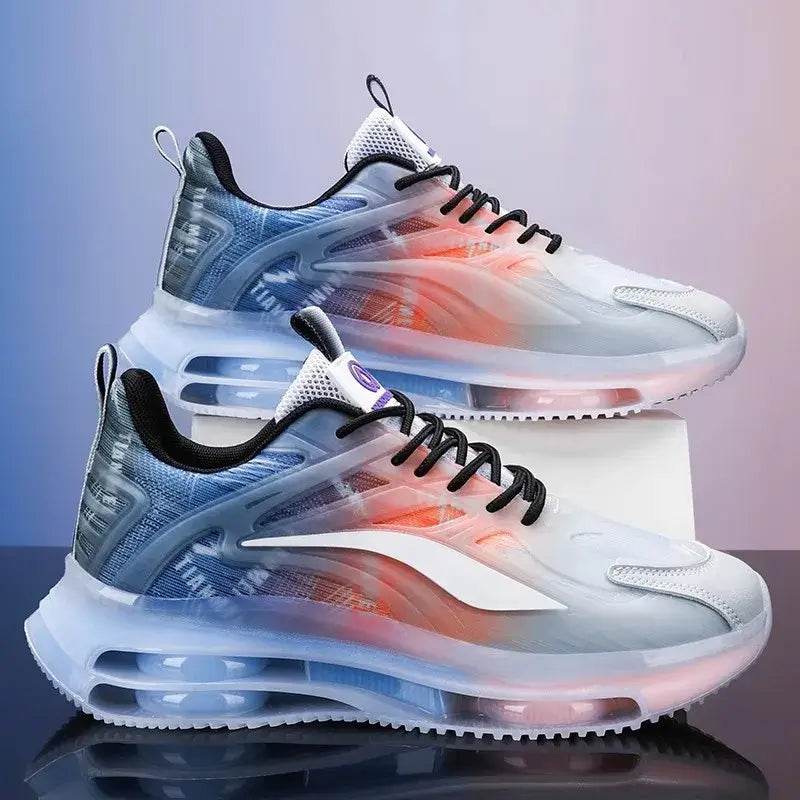 Sneakers Air Cushion TPR Sole Air Mash Vamp Light Weight Running Basketball Sports Shoes Couples Trainers - ROYAL EQUIPS