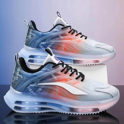 Sneakers Air Cushion TPR Sole Air Mash Vamp Light Weight Running Basketball Sports Shoes Couples Trainers - ROYAL EQUIPS