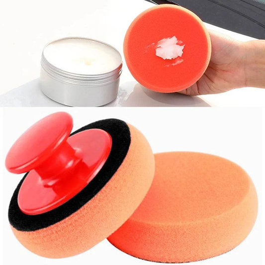 Car Waxing Polish Wax Foam Sponge Applicator Car Waxing Polishing Sponge Pads with Power Handle Auto Detailing Cleaning Tools - ROYAL EQUIPS
