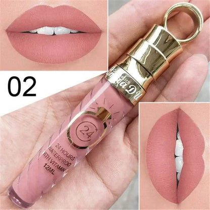 Velvet Matte Liquid Lipstick - Waterproof & Long-Lasting Lip Tint - ROYAL EQUIPS