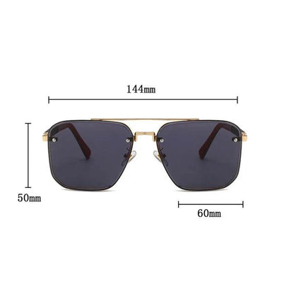 Trendy Square Sunglasses For Men New Vintage Sunglasses Oculos Glasses - ROYAL EQUIPS