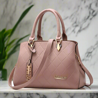 Luxury Handbag  Elegant & Stylish with Diamond Pattern