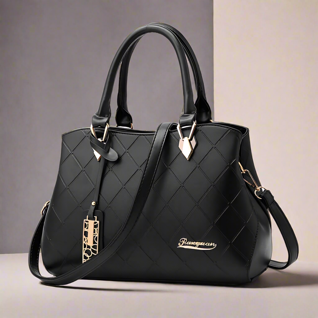 Luxury Handbag  Elegant & Stylish with Diamond Pattern