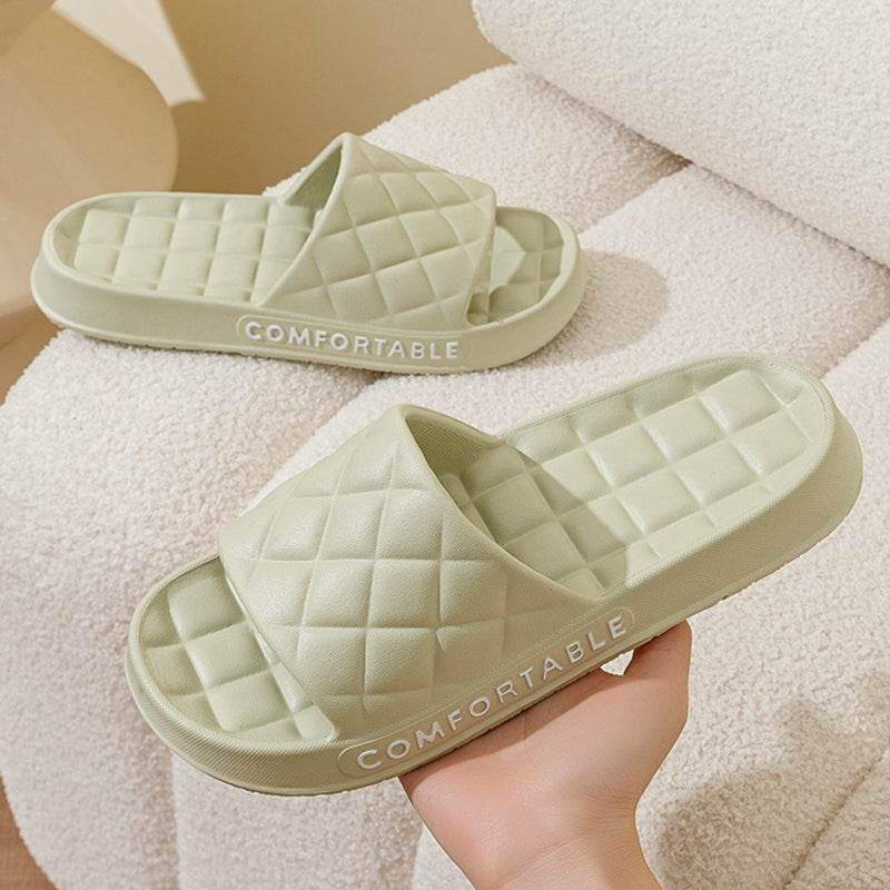 Unisex Quilted EVA Slide Slippers