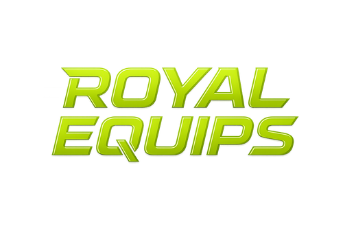 Professional text logo design for ROYAL EQUIPS