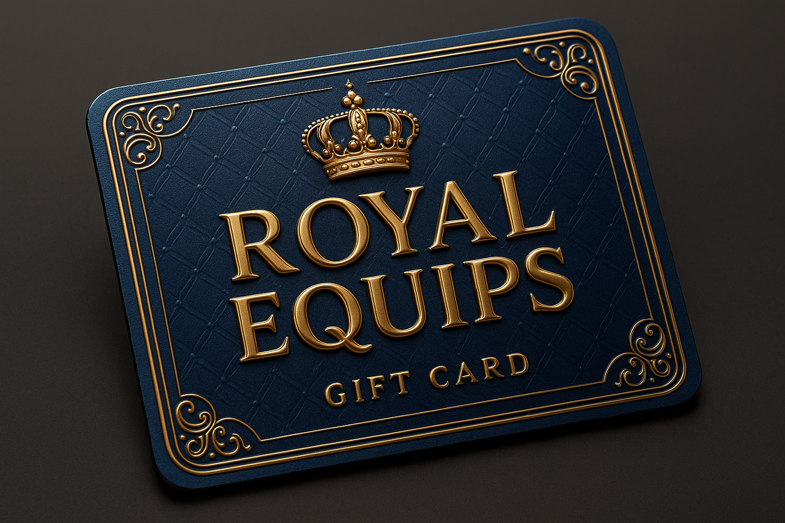 ROYAL EQUIPS 3D Gift Card Design